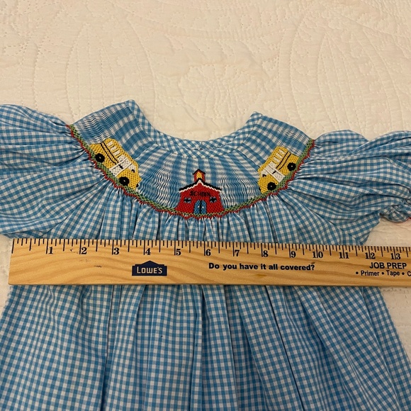 School smocked dress - Picture 6 of 14